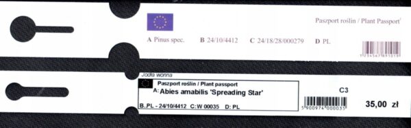 Etykiety ogrodnicze pętlowe Białe 250x25mm - 500 sztuk do identyfikacji roślin - obrazek 14
