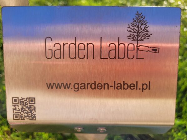 Wtykana Tabliczka Ogrodowa Nierdzewna, Duża, 10szt - 155x105x450 mm, Garden-Label.pl - obrazek 7