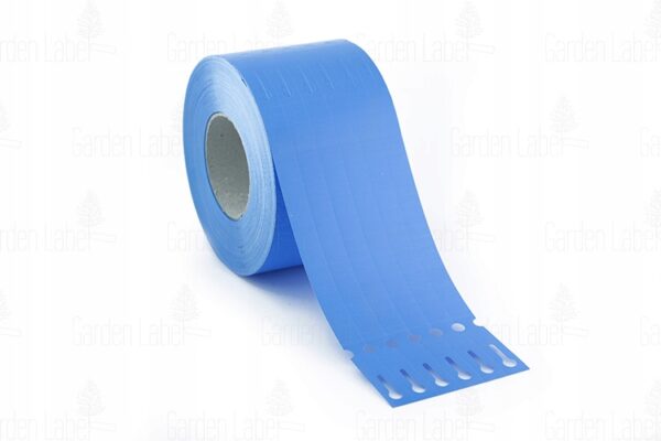 Niebieskie Etykiety Pętelkowe do Oznaczania Roślin 250mm x 25mm, 500 sztuk