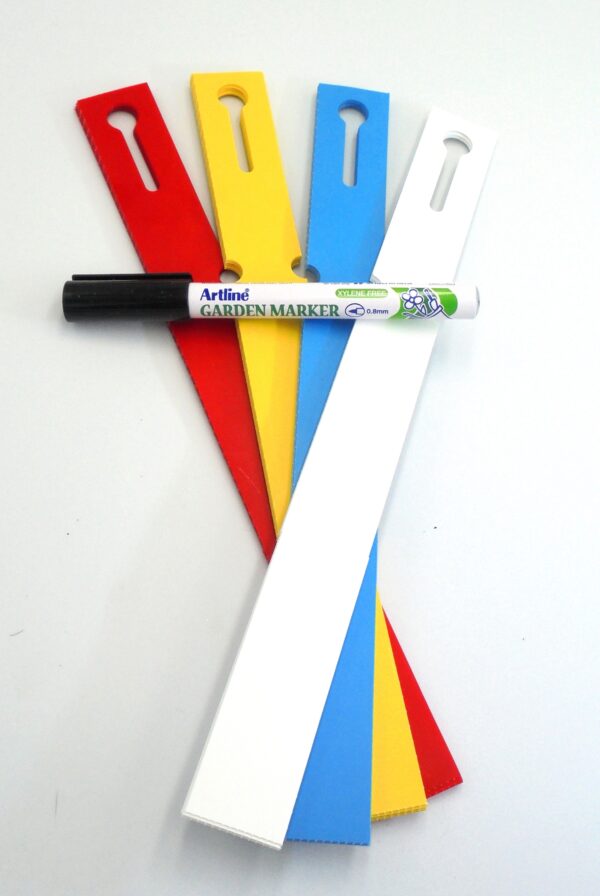 Etykiety Pętlowe MARKER do Oznaczania Roślin - 400 Sztuk w 4 Kolorach (250x25mm) - obrazek 2