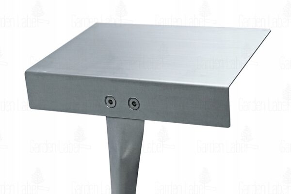 Stalowe Tabliczki Ogrodowe - Zestaw 10 Sztuk, Wtykane, 105x80x370 mm - obrazek 3