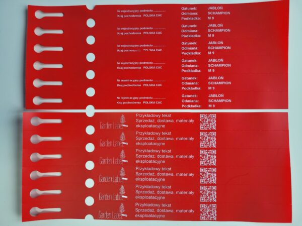 Premium Taśma Termotransferowa Woskowo-Żywiczna TTR 110 mm x 300 m Biała - obrazek 3