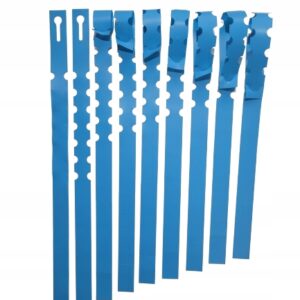 Etykiety ogrodnicze pętlowe PREMIUM NIEBIESKIE 400x20mm - 100 szt.