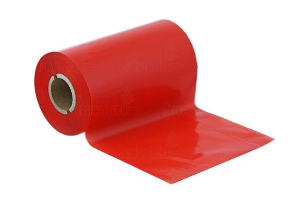 Zaawansowana taśma termotransferowa TTR woskowo-żywiczna (WAX-RESIN) 110 mm x 150 m - Czerwona, PREMIUM