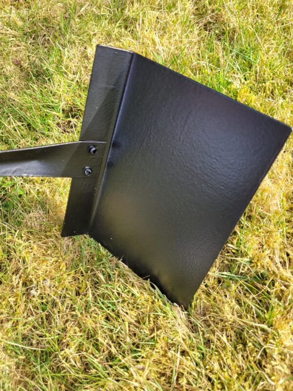 Elegancka Tabliczka Ogrodowa Wtykana z Aluminium, Czarna, 5 Sztuk, 155x105x450 mm - obrazek 3