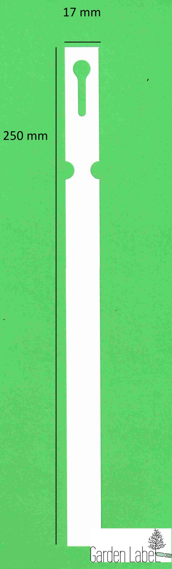 Etykiety pętelkowe do oznaczania roślin - Czerwone 250mm x 17mm, 12 sztuk, Garden-Label.pl - obrazek 15