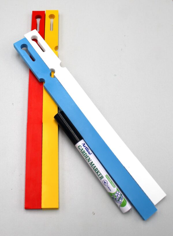 MARKER + Etykiety 4 KOLORY pętlowe do opisu roślin 250x17mm (17x250) 400szt - obrazek 13