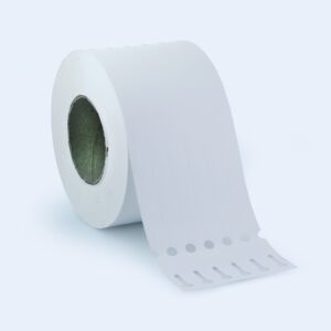 Etykiety pętelkowe do oznaczania roślin, białe, 400x20 mm - Zestaw 50 szt.