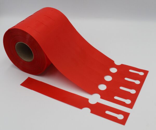 Etykiety ogrodnicze/sadownicze pętlowe CZERWONE 200x25mm(25x200) 1000szt - obrazek 8