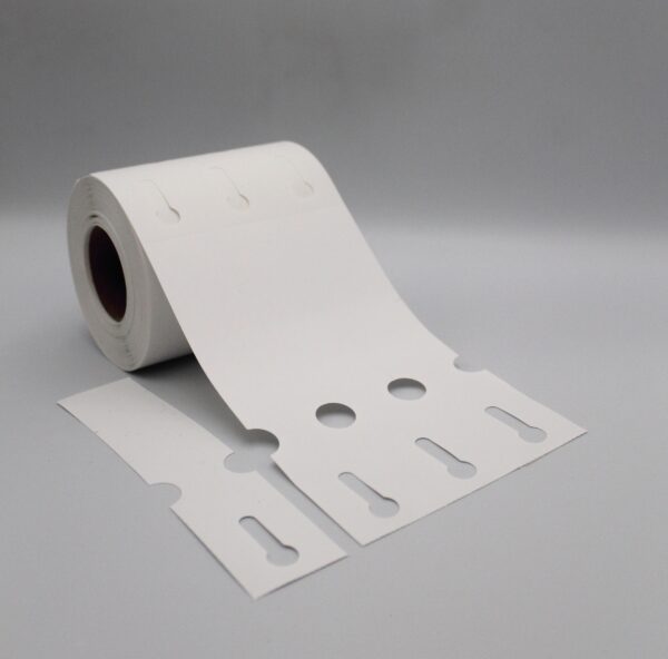 Etykiety ogrodnicze - sadownicze pętlowe BIAŁE 163x33mm (33x163) 500 sztuk - obrazek 2