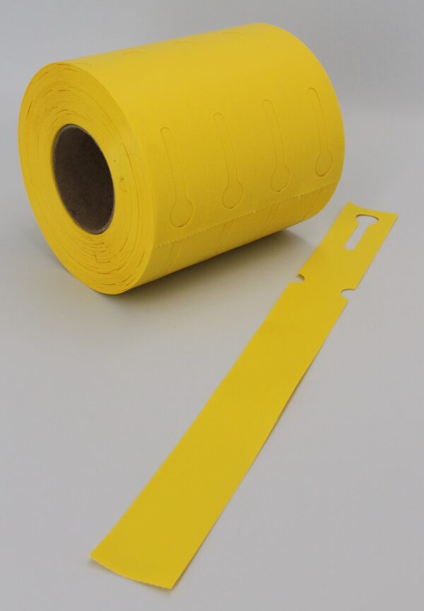 Etykiety Ogrodnicze Pętelkowe Żółte 500szt - 250x25mm - obrazek 2