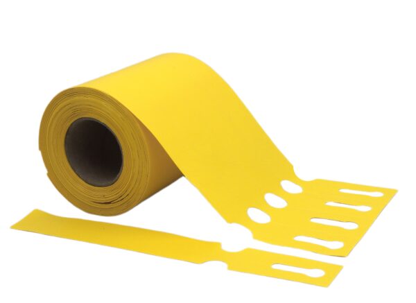 Etykiety ogrodnicze/sadownicze pętlowe ŻÓŁTE 200x25mm(25x200) 500szt