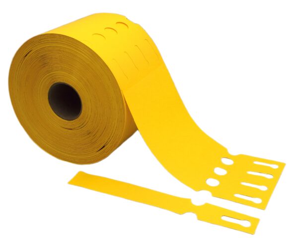 Etykiety ogrodnicze/sadownicze pętlowe ŻÓŁTE 200x25mm(25x200) 2000szt
