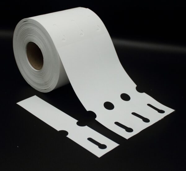 Etykiety ogrodnicze - sadownicze pętlowe BIAŁE 163x33mm (33x163) 1000 sztuk - obrazek 10