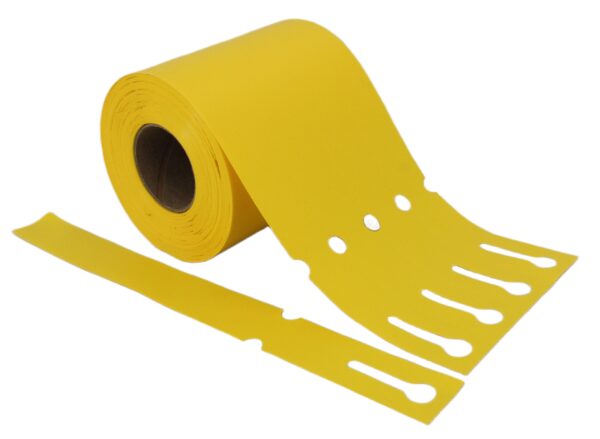 Etykiety Ogrodnicze Pętelkowe Żółte 500szt - 250x25mm