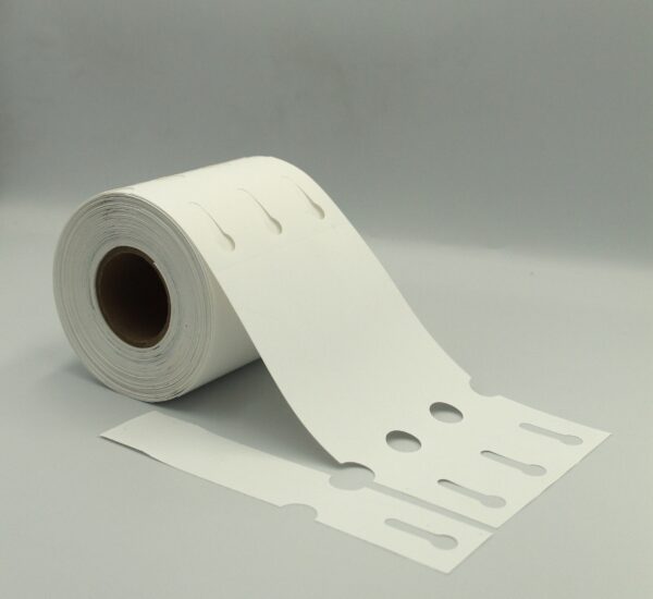 Etykiety ogrodnicze - sadownicze pętlowe BIAŁE 163x33mm (33x163) 1000 sztuk - obrazek 5