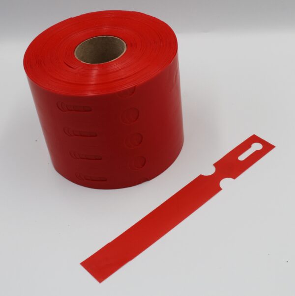 Etykiety ogrodnicze/sadownicze pętlowe CZERWONE 200x25mm(25x200) 2000szt - obrazek 10