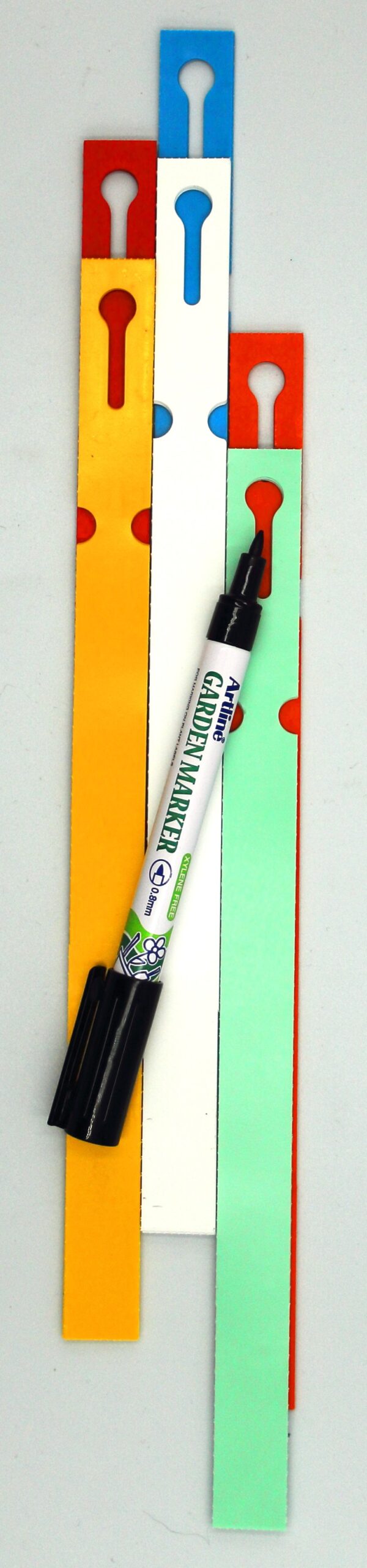MARKER + Etykiety 6 KOL. pętlowe do opisu roślin 250x17mm (17x250) 600szt - obrazek 13