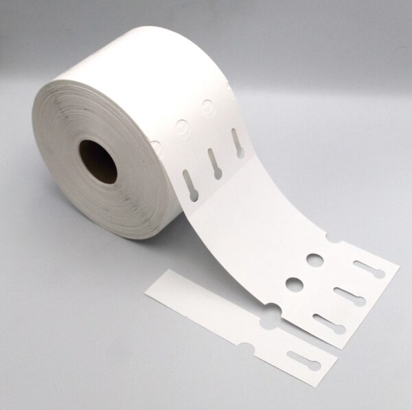 Etykiety ogrodnicze-sadownicze pętlowe BIAŁE 163x33mm (33x163) 2000 sztuk - obrazek 5