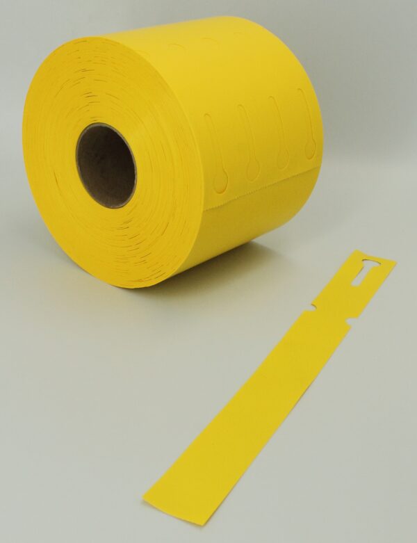 Etykiety Ogrodnicze Pętelkowe Żółte 250x25mm - Zestaw 1000 sztuk - obrazek 3