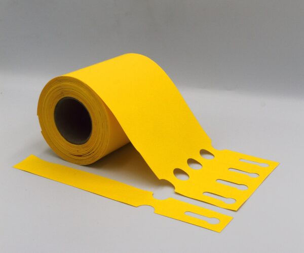 Etykiety ogrodnicze/sadownicze pętlowe ŻÓŁTE 200x25mm(25x200) 500szt - obrazek 5