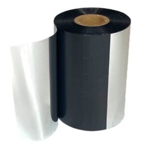 Taśma termotransferowa TTR WAX-RESIN 110 mm x 300 m - Wysokiej Jakości Kalka do Druku Etykiet