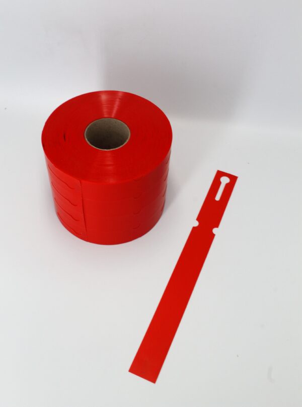 Etykiety ogrodnicze wiązane czerwone 250x25 mm - 1000 sztuk - obrazek 14