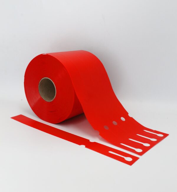 Etykiety ogrodnicze wiązane czerwone 250x25 mm - 1000 sztuk - obrazek 8