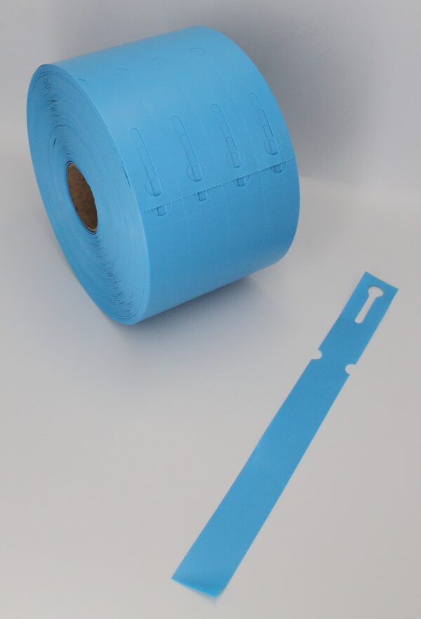 Etykiety ogrodnicze pętlowe 250mm x 25mm NIEBIESKIE – 3750 sztuk do druku i pisania - obrazek 13