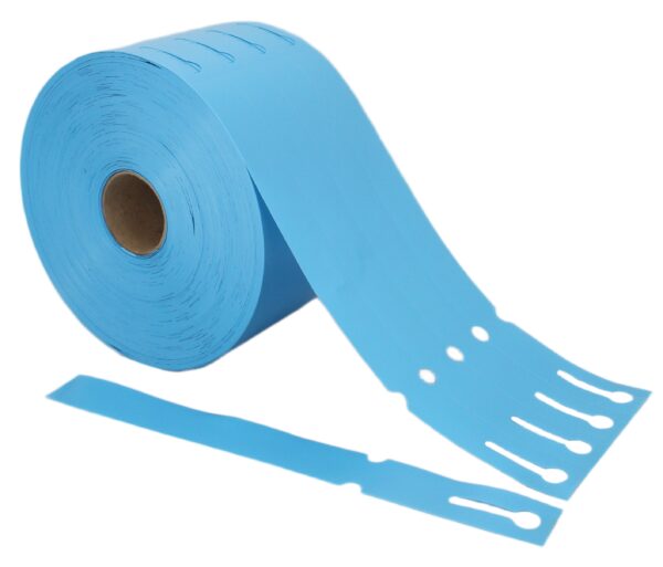 Etykiety ogrodnicze wiązane pętlowe niebieskie 250mm x 25mm (2000 sztuk) - Garden-Label.pl