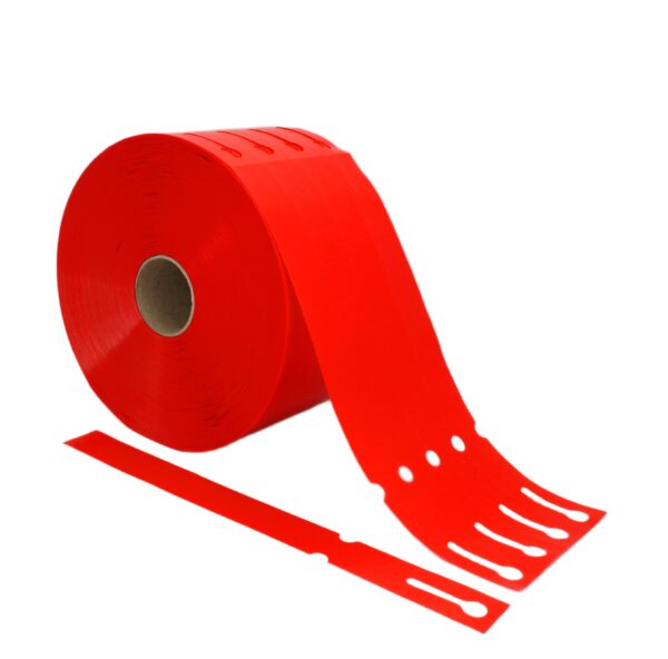 Etykiety Ogrodnicze Czerwone Pętelkowe 250x25mm - Opakowanie 3750 sztuk