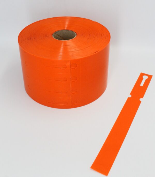 Etykiety Ogrodnicze Pętelkowe Wiązane 25x250mm (250x25) POMARAŃCZOWE 5000szt - obrazek 12