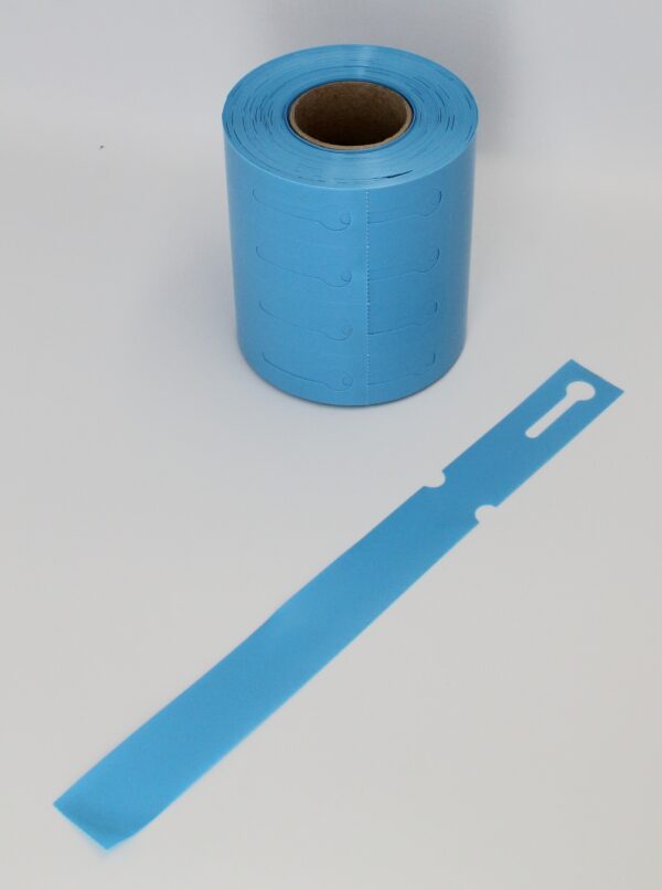 Niebieskie Etykiety Pętelkowe do Oznaczania Roślin 250mm x 25mm, 500 sztuk - obrazek 2