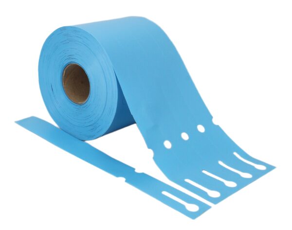 Etykiety ogrodnicze wiązane pętlowe niebieskie 250mm x 25mm, 1000 szt. - Garden-Label.pl