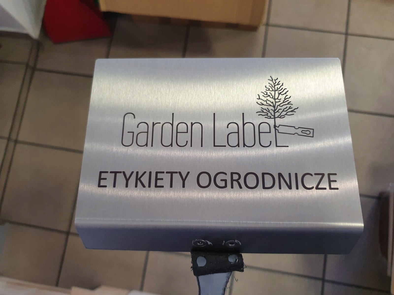 Elegancka Tabliczka Ogrodowa Wtykana z Aluminium, Czarna, 5 Sztuk, 155x105x450 mm - obrazek 4