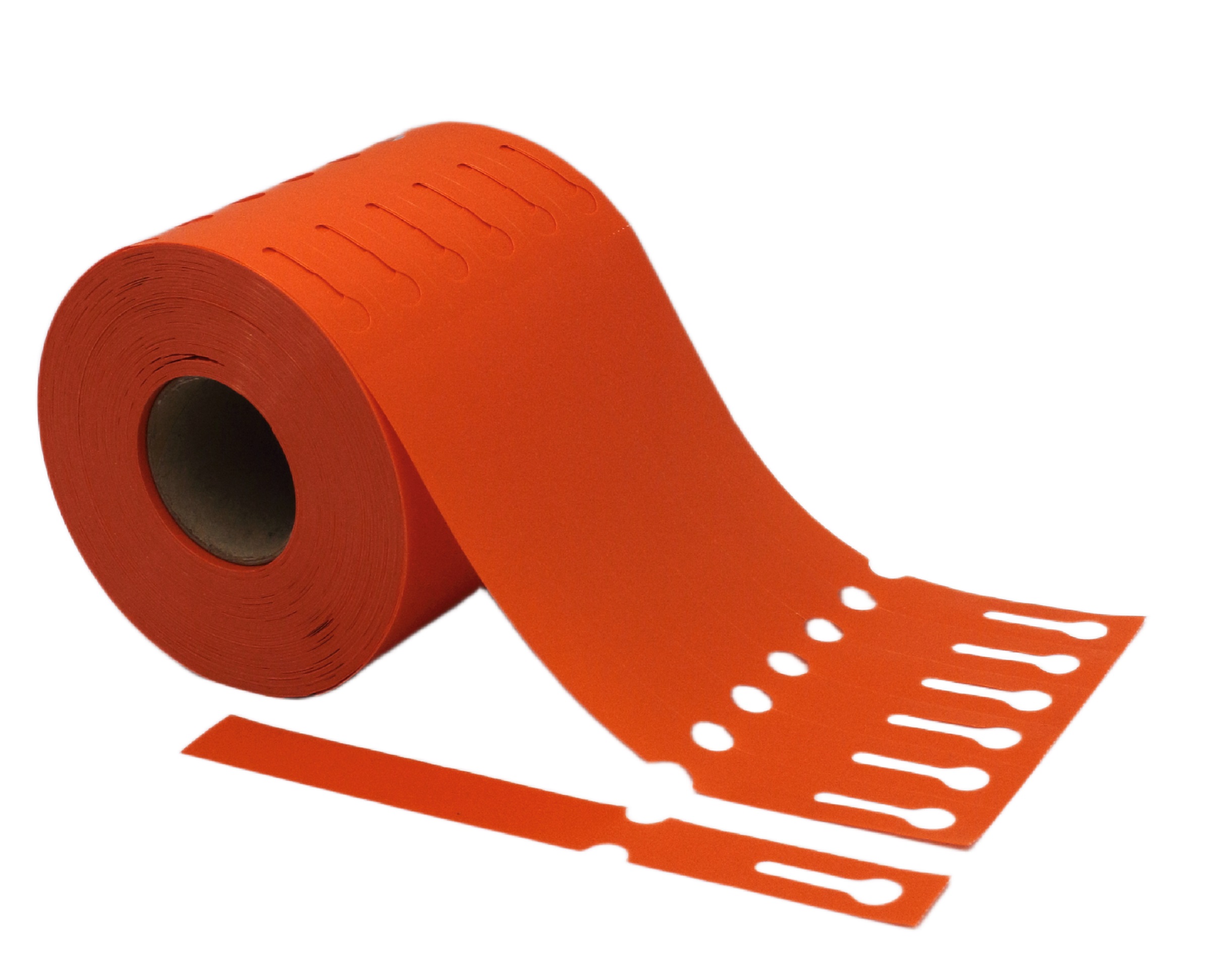 Etykiety ogrodnicze/sadownicze pętlowe POMARAŃCZOWE 250x17mm(17x250) 1000szt