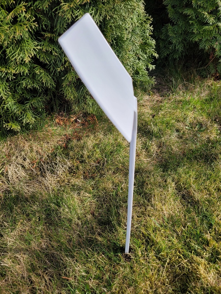 Tabliczka ogrodowa wtykana, 160x105x400 mm, DUŻA, Plastikowa zestaw 9 sztuk - obrazek 3