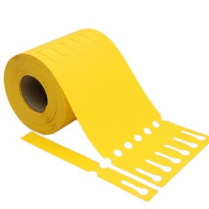 Etykiety ogrodnicze/sadownicze pętlowe ŻÓŁTE 200mmx17mm(17x200) 1000szt