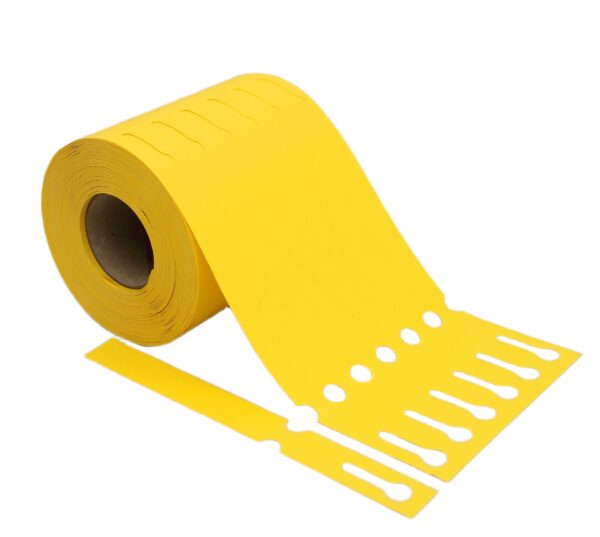 Etykiety ogrodnicze/sadownicze pętlowe ŻÓŁTE 200x17mm(17x200) 1000szt
