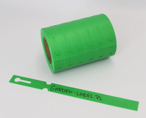 Etykiety ogrodnicze/sadownicze pętlowe ZIELONE 200x17mm (17x200) 500 szt - obrazek 5