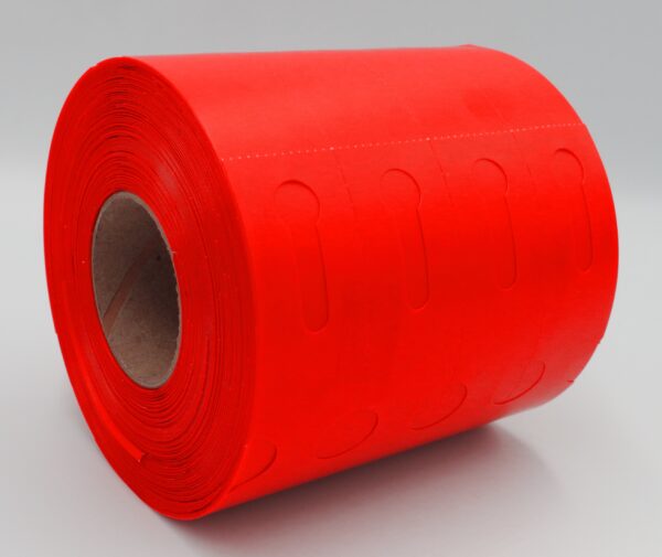 Etykiety ogrodnicze/sadownicze pętlowe CZERWONE 200x25mm(25x200) 1000szt - obrazek 5