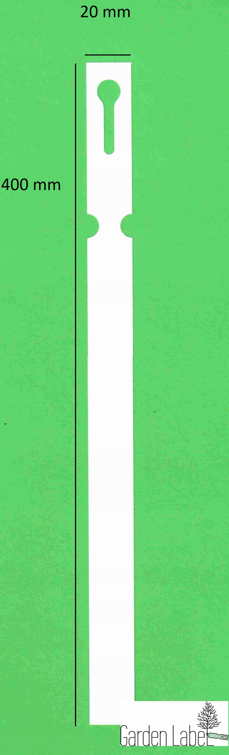 Etykiety ogrodnicze/sadownicze pętlowe NIEBIESKIE 400x20mm(20x400) 10szt - obrazek 4