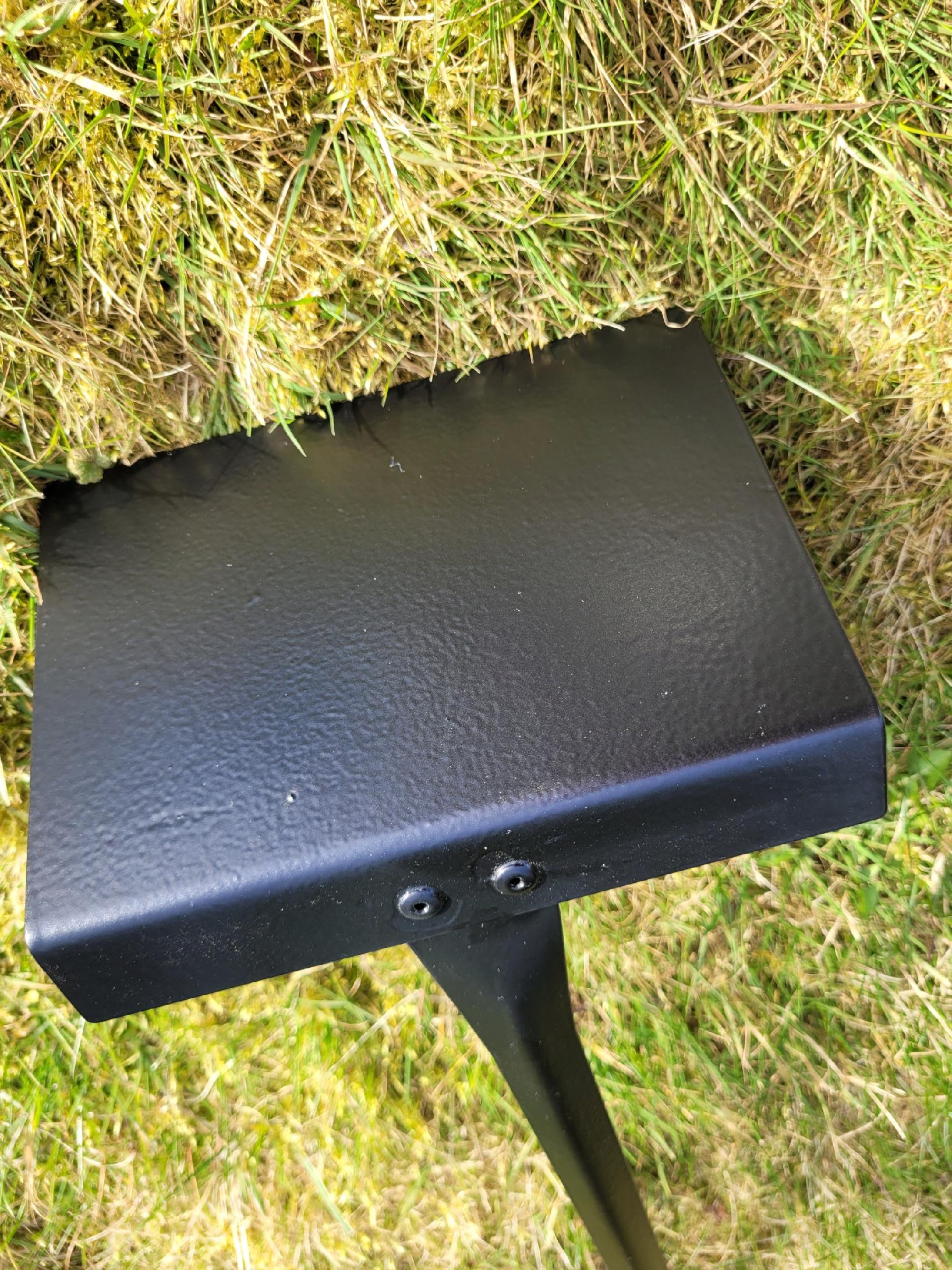 Elegancka Tabliczka Ogrodowa Wtykana z Aluminium, Czarna, 5 Sztuk, 155x105x450 mm - obrazek 2