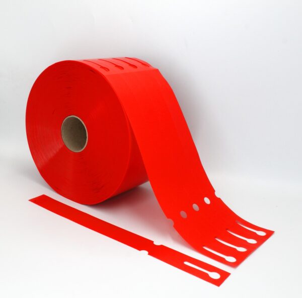 Etykiety ogrodnicze pętelkowe DUŻE 250x25mm, 5000 sztuk -CZERWONE - obrazek 13