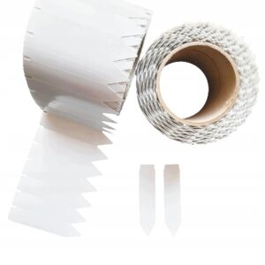 Etykiety ogrodnicze wtykane BIAŁE 105mm x 23,5mm - 1000 sztuk, odporne na warunki atmosferyczne