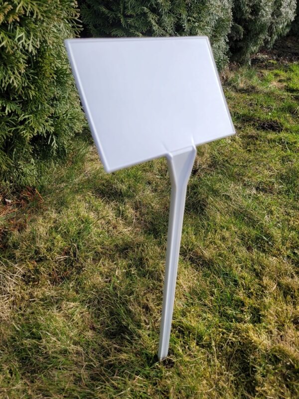 Tabliczka ogrodowa wtykana, 160x105x400 mm, DUŻA, Plastikowa zestaw 9 sztuk - obrazek 2