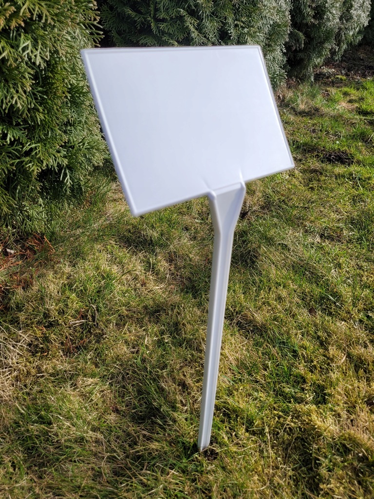 Tabliczka ogrodowa wtykana, 160x105x400 mm, DUŻA, Plastikowa zestaw 9 sztuk - obrazek 2