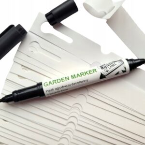 MARKER+Etykiety ogrodnicze pętlowe do opisu roślin BIAŁE 160x17mm(17x160) 100szt