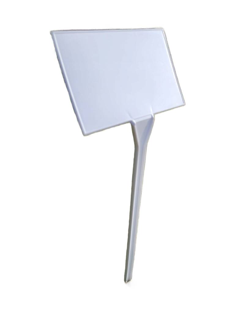 Tabliczka ogrodowa wtykana, 100x60x400 mm, Plastikowa zestaw 10 sztuk