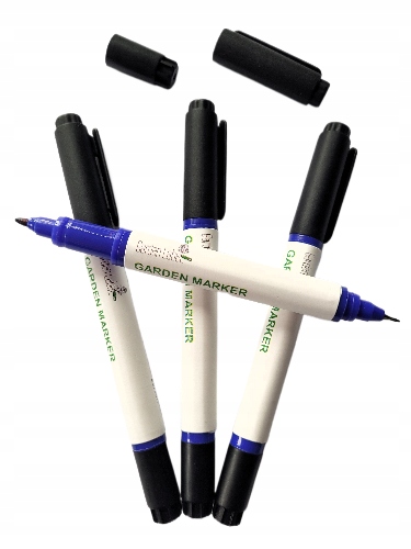 Marker ogrodniczy niebieski - permanentny, wodoodporny, dwustronny Garden-Label.pl - obrazek 4